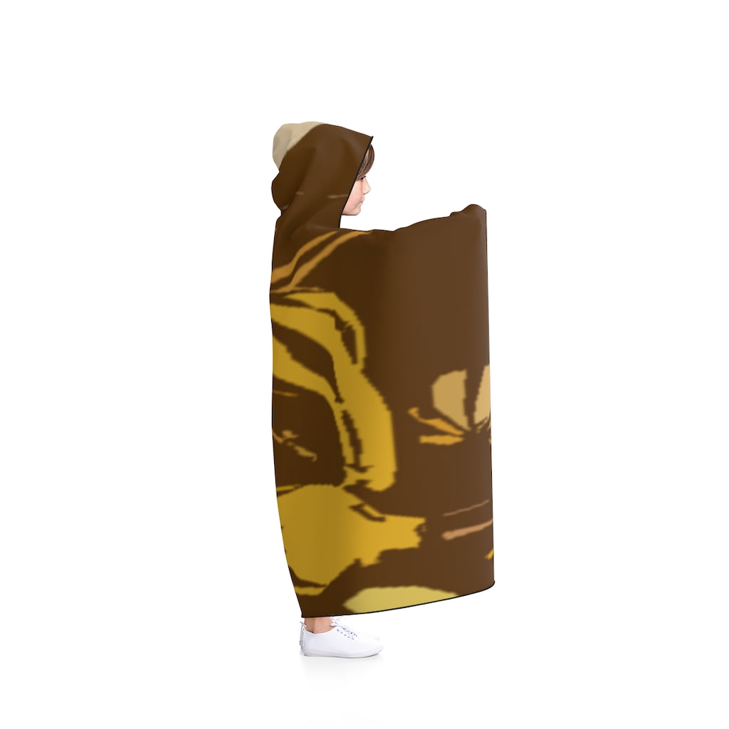 Brown Hooded Blanket