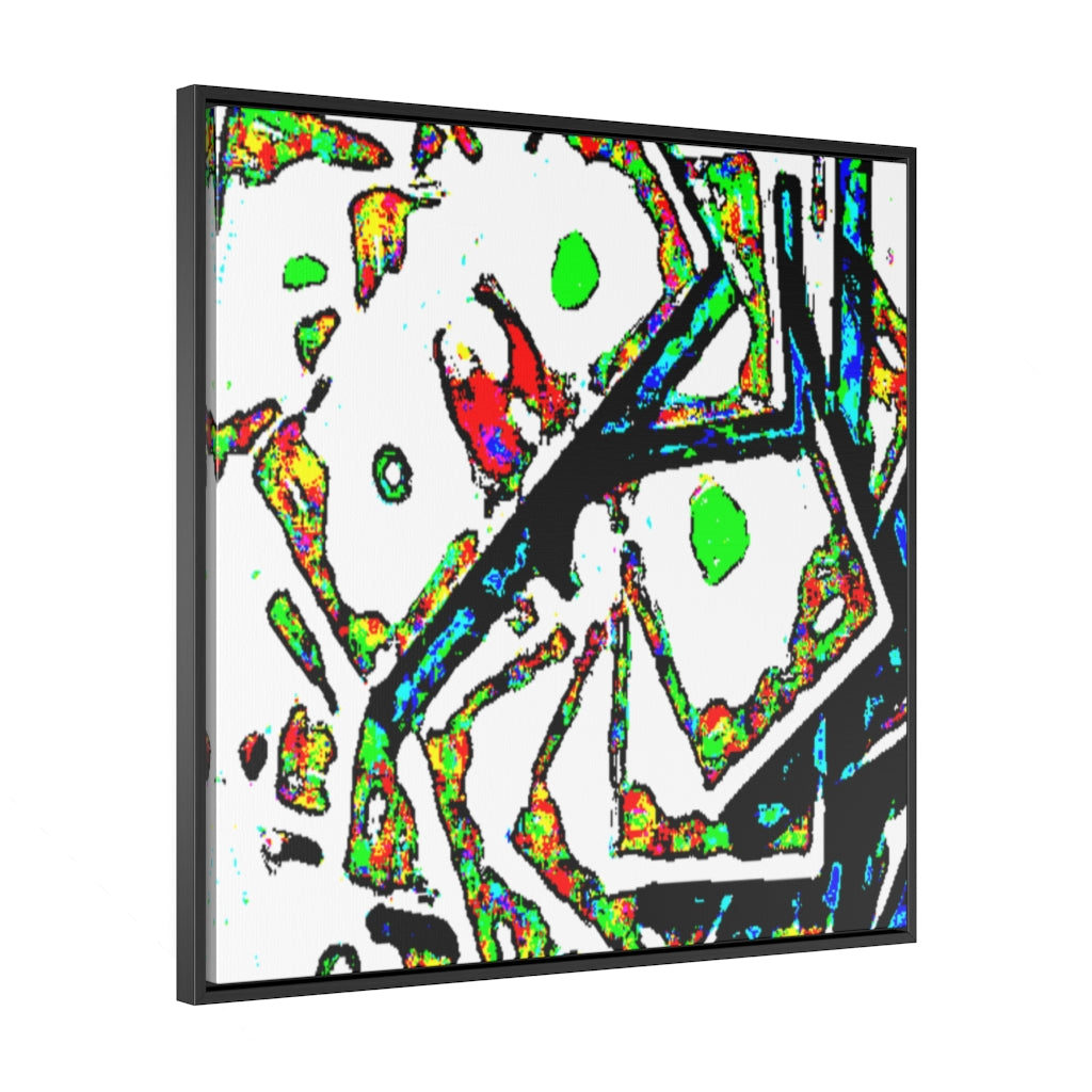 Painted Money Gallery Canvas Wraps, Square Frame