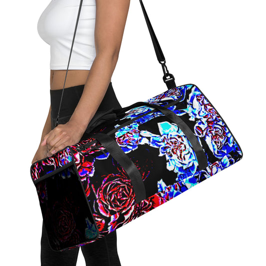 Dark Floral Duffle bag