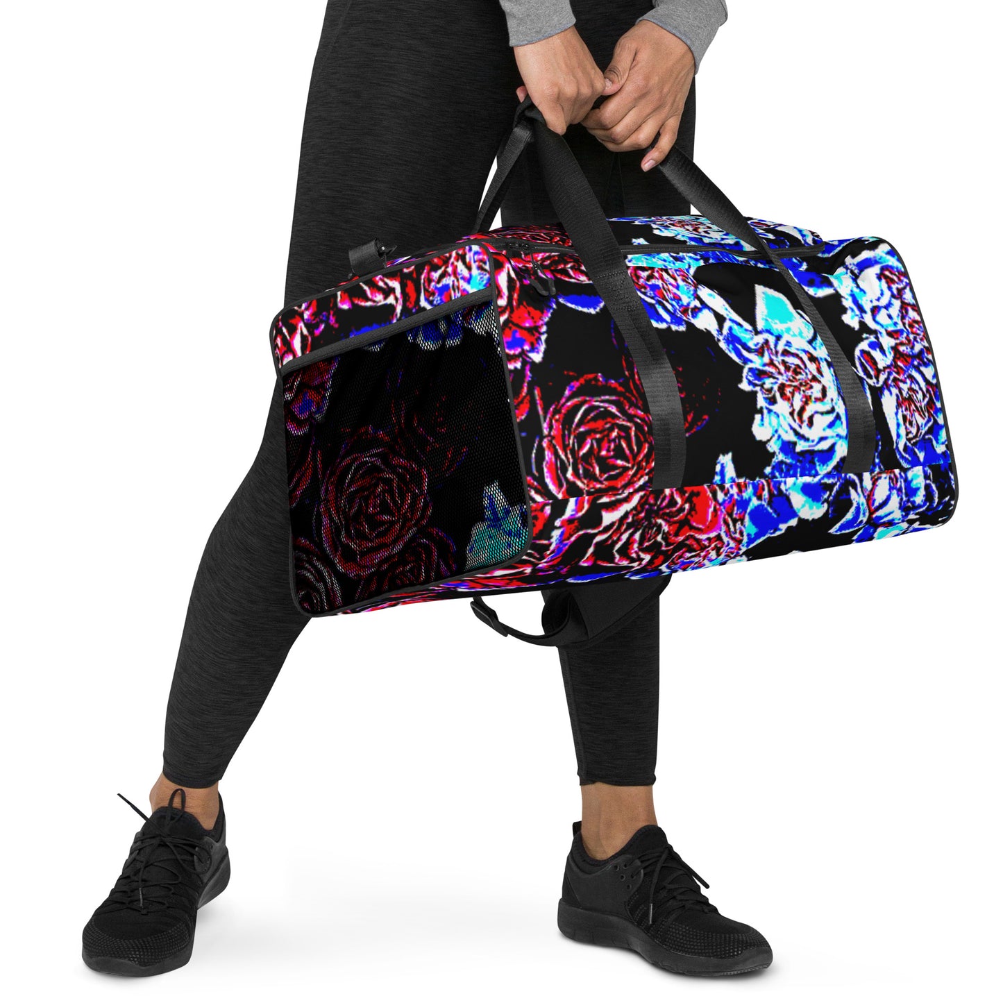 Dark Floral Duffle bag