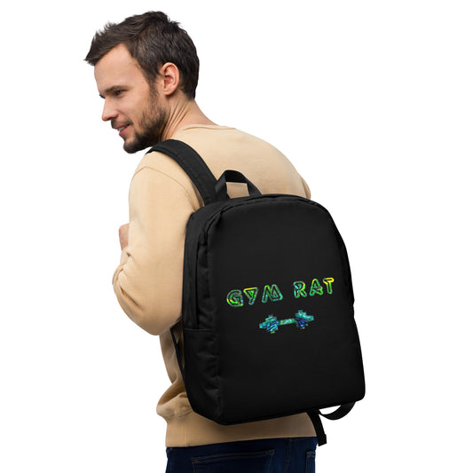 Graphic "Gym Rat" Backpack