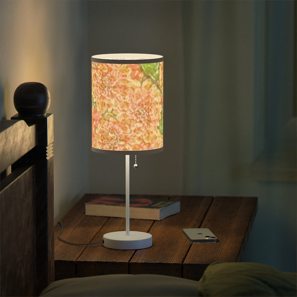 Floral Lamp on a Stand, US|CA plug