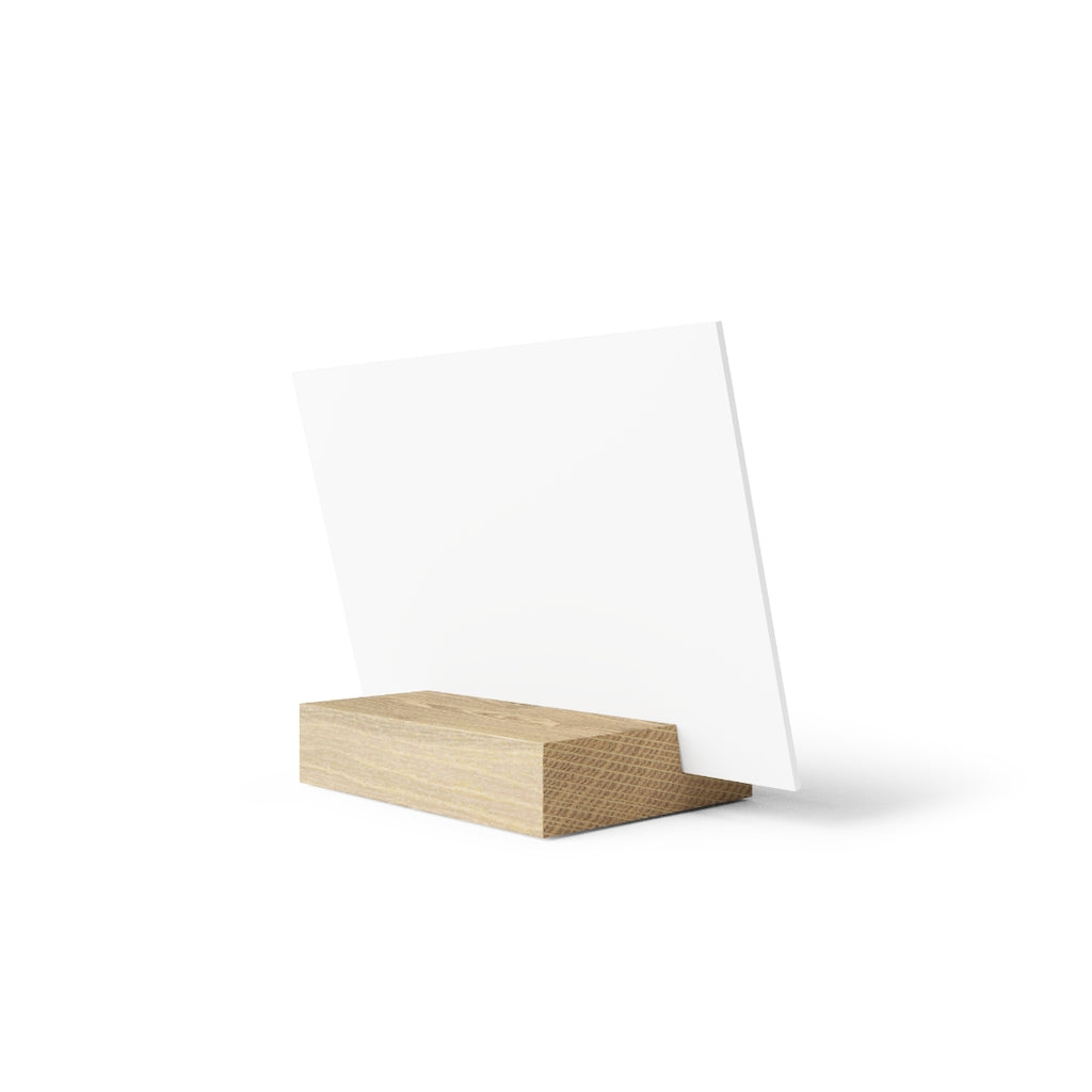 White Branded Gallery Board with Stand