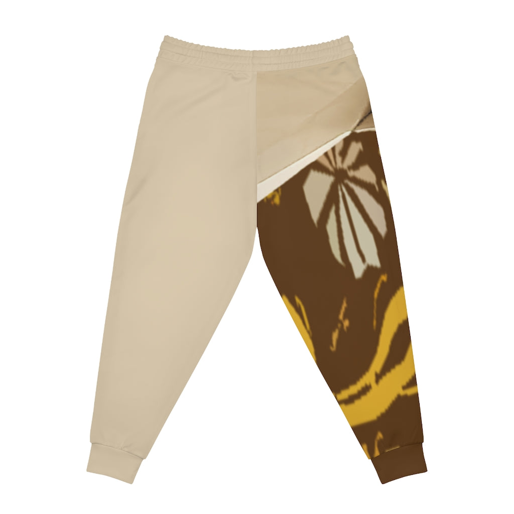 Brown Athletic Joggers (AOP)