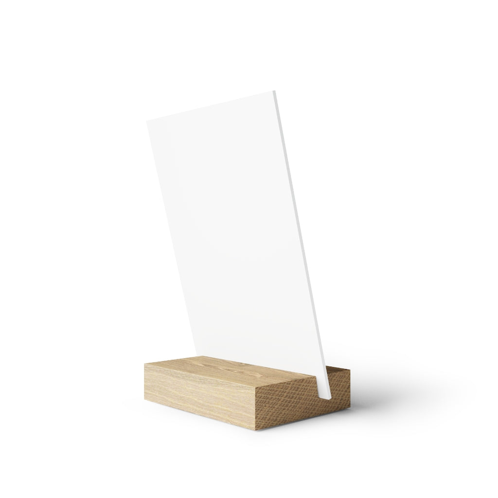 White Branded Gallery Board with Stand