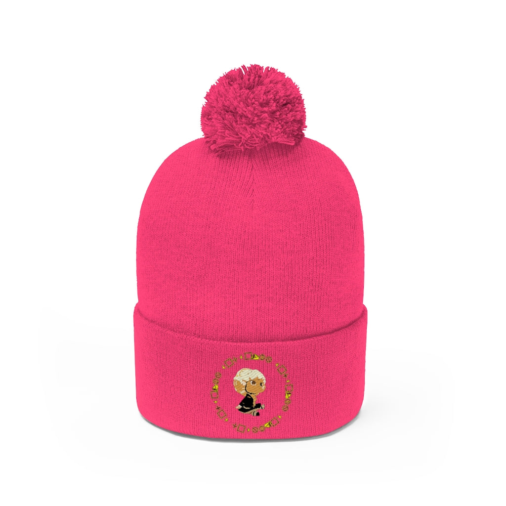 Logo Pom Pom Beanie