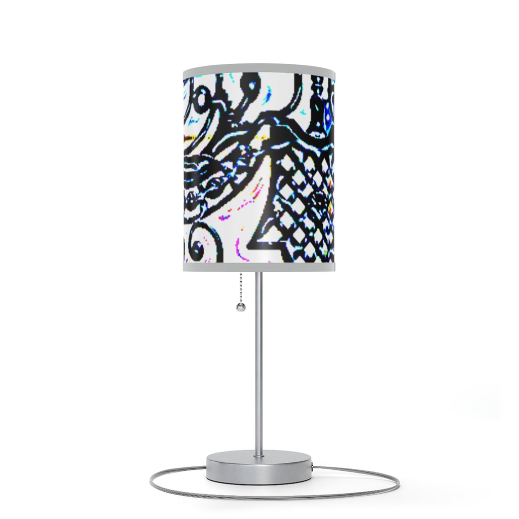 Faux Baroque Lamp on a Stand, US|CA plug