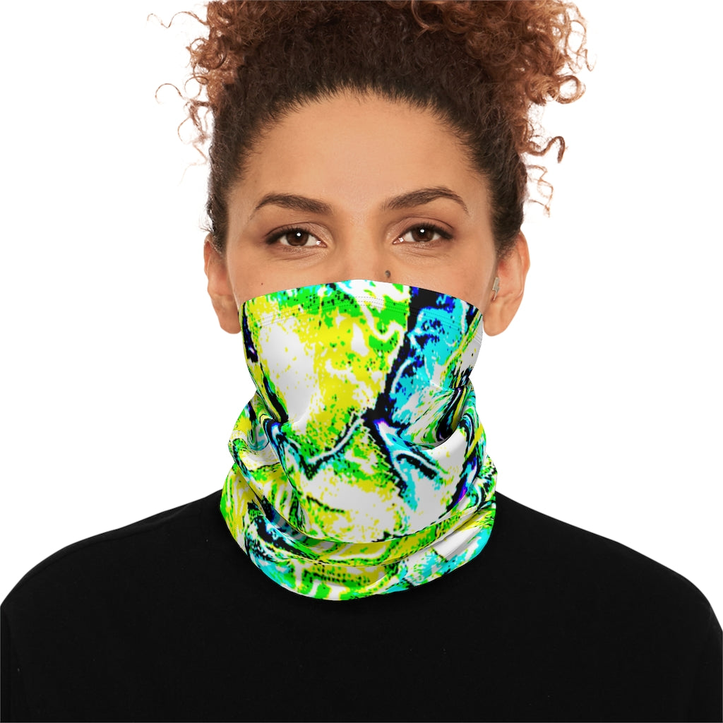 Neon Neck Gaiter With Drawstring