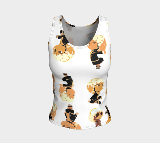 Branded Fitted Tank Top