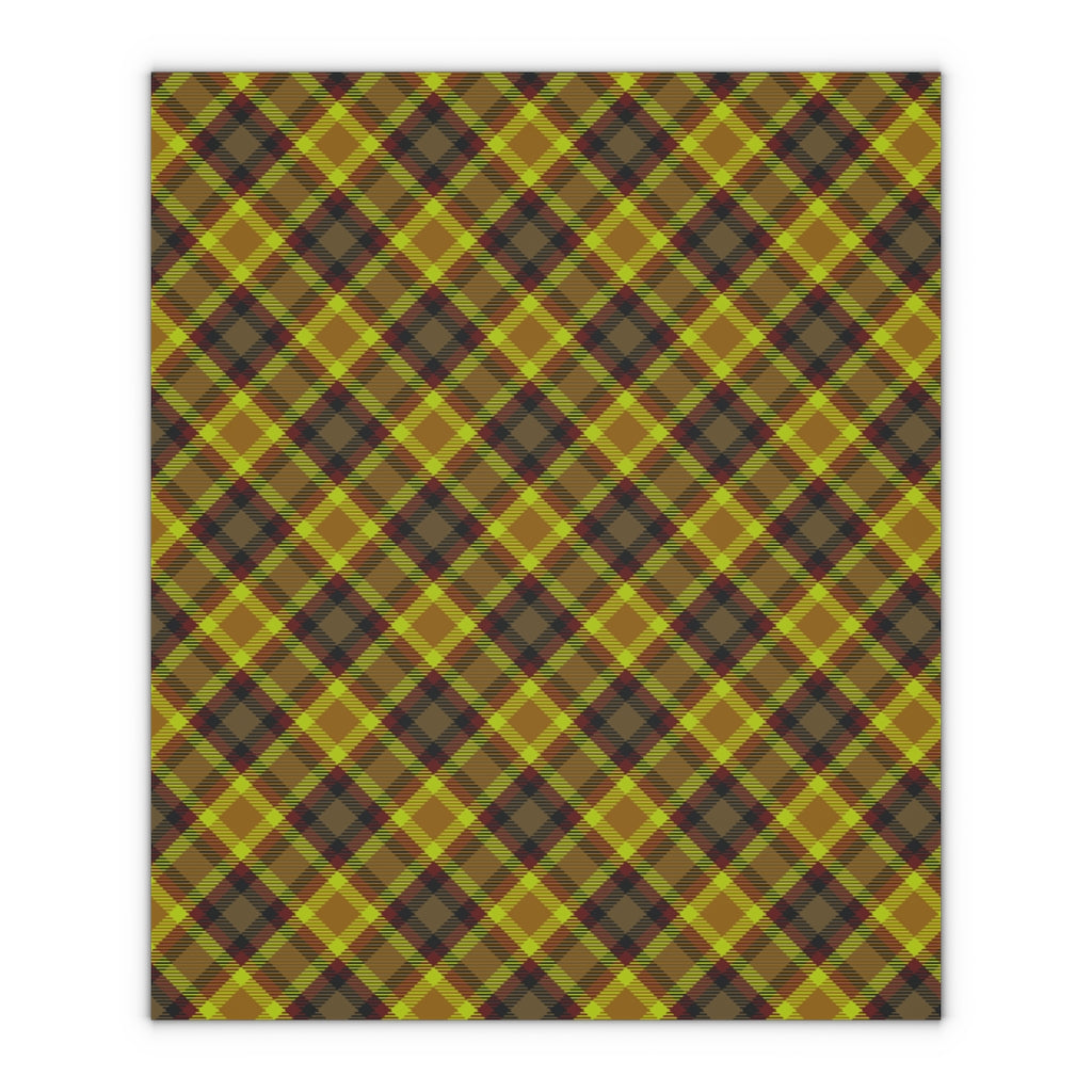 Plaid Gift Wrapping Paper Sheets, 1pcs