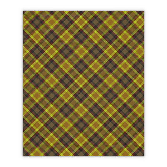 Plaid Gift Wrapping Paper Sheets, 1pcs