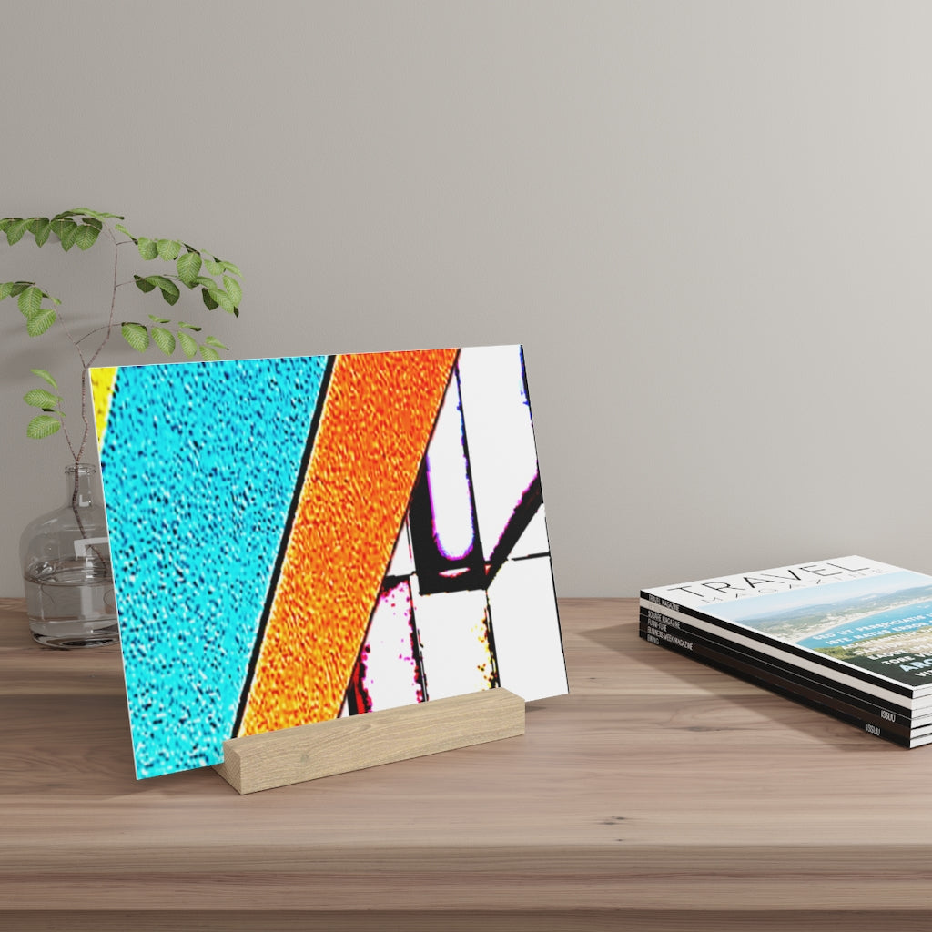 Abstract Gallery Board with Stand