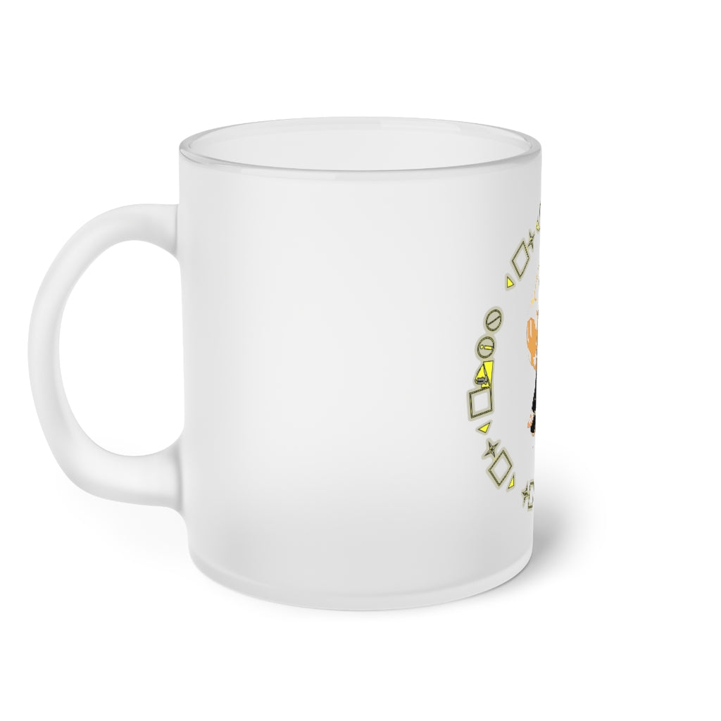 Logo Frosted Glass Mug