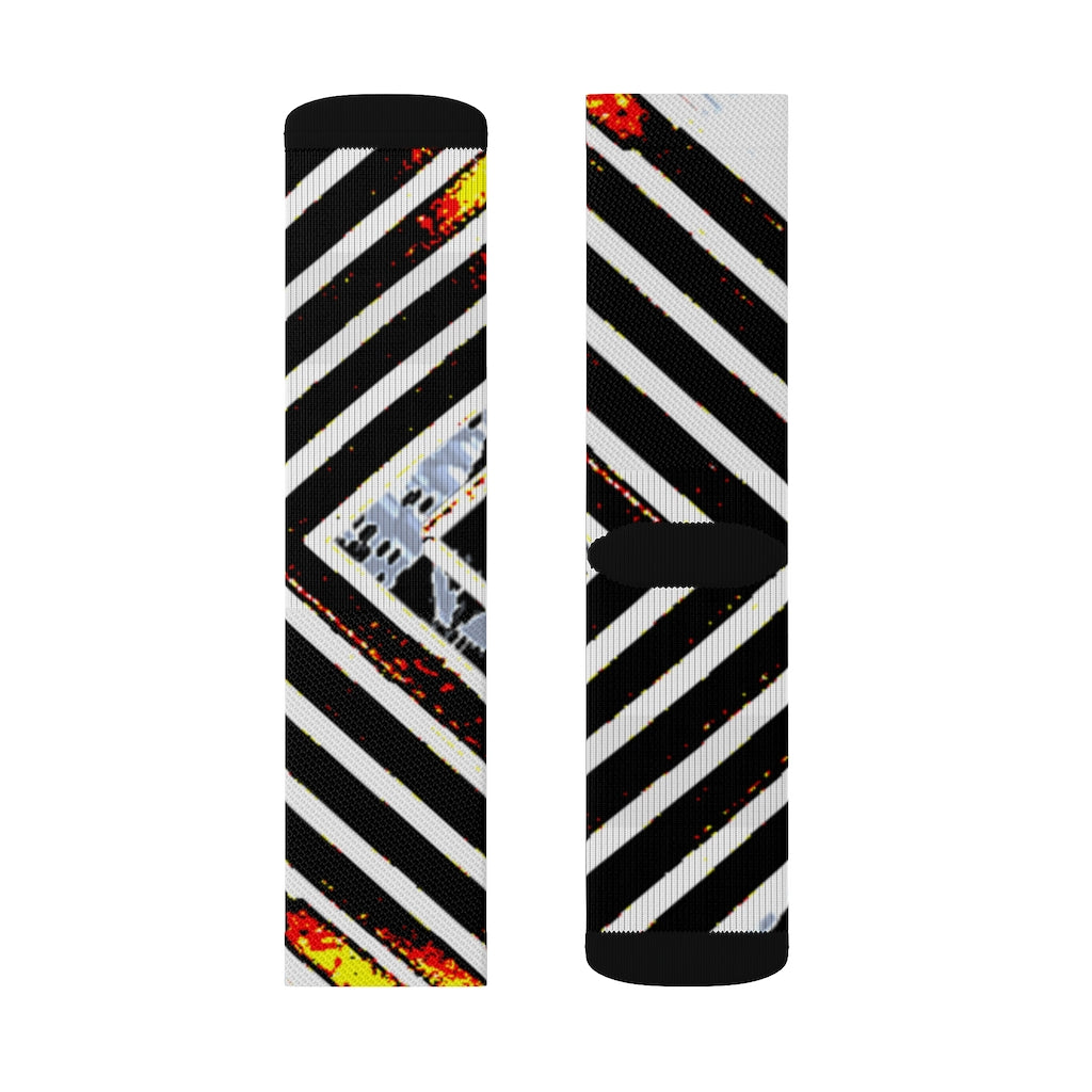 Stripped Sublimation Socks