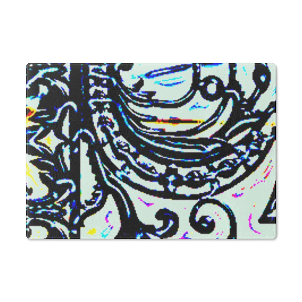 Faux Baroque Print Cutting Board