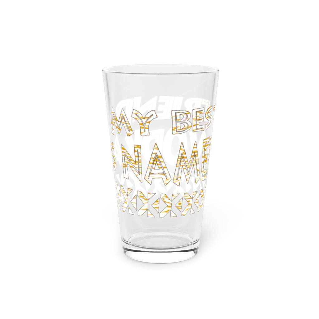 Graphic Vodka Pint Glass, 16oz