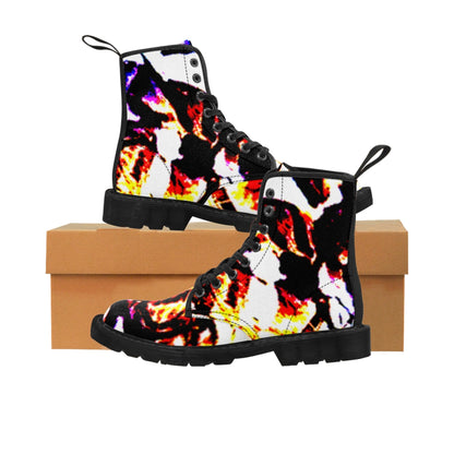 Floral Women's Canvas Boots