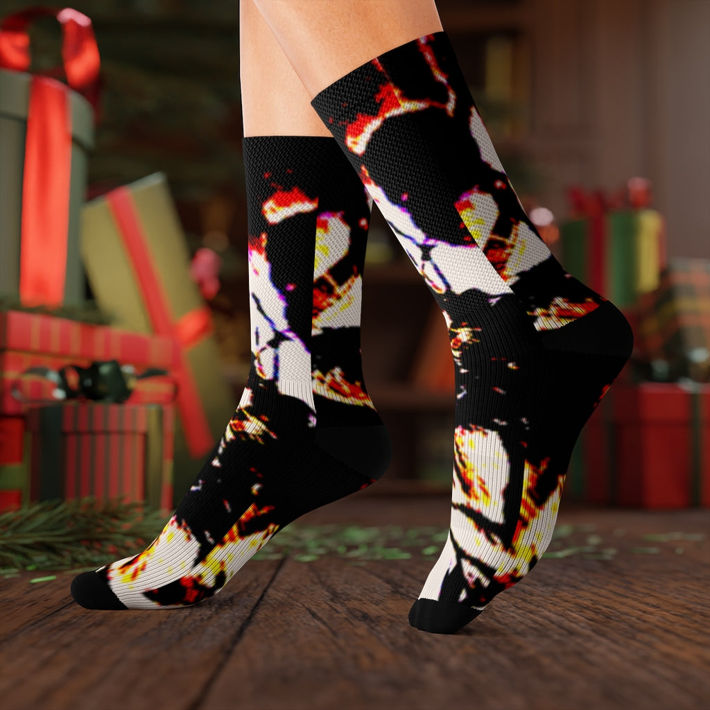 Floral Sublimation Socks