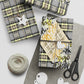 Patchwork Gift Wrapping Paper Sheets, 1pcs