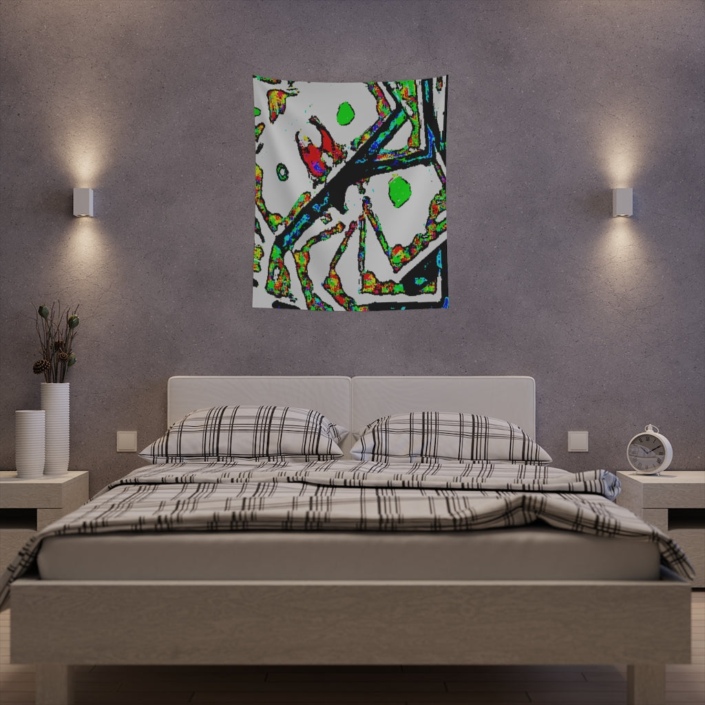 Painted Money Printed Wall Tapestry