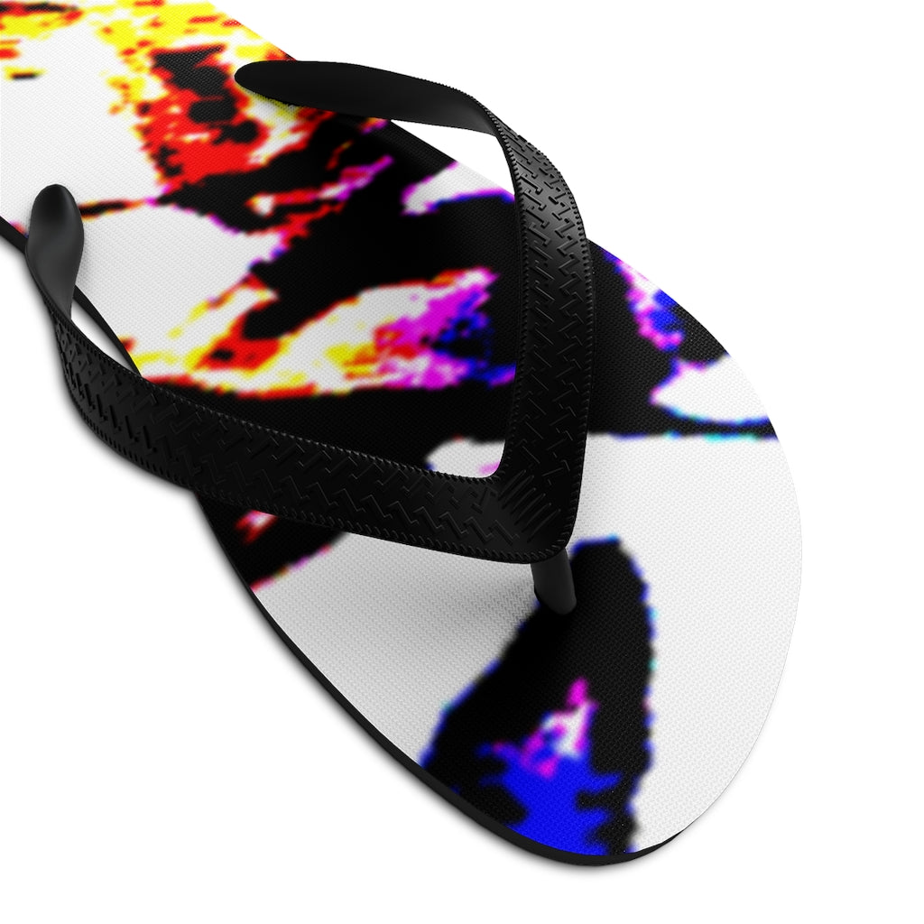 Floral Unisex Flip-Flops