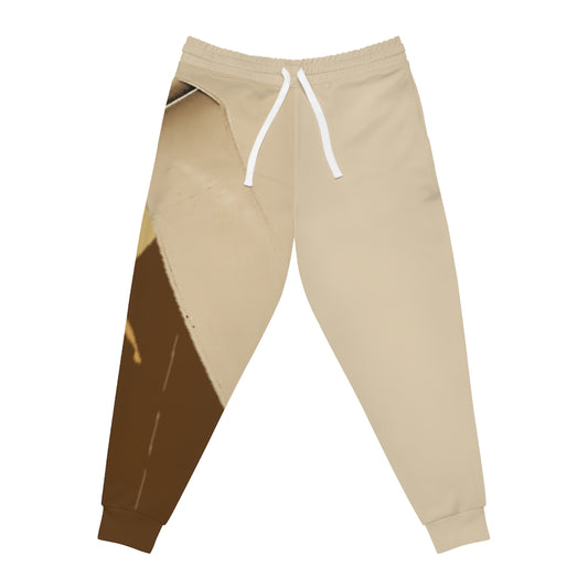 Brown Athletic Joggers (AOP)