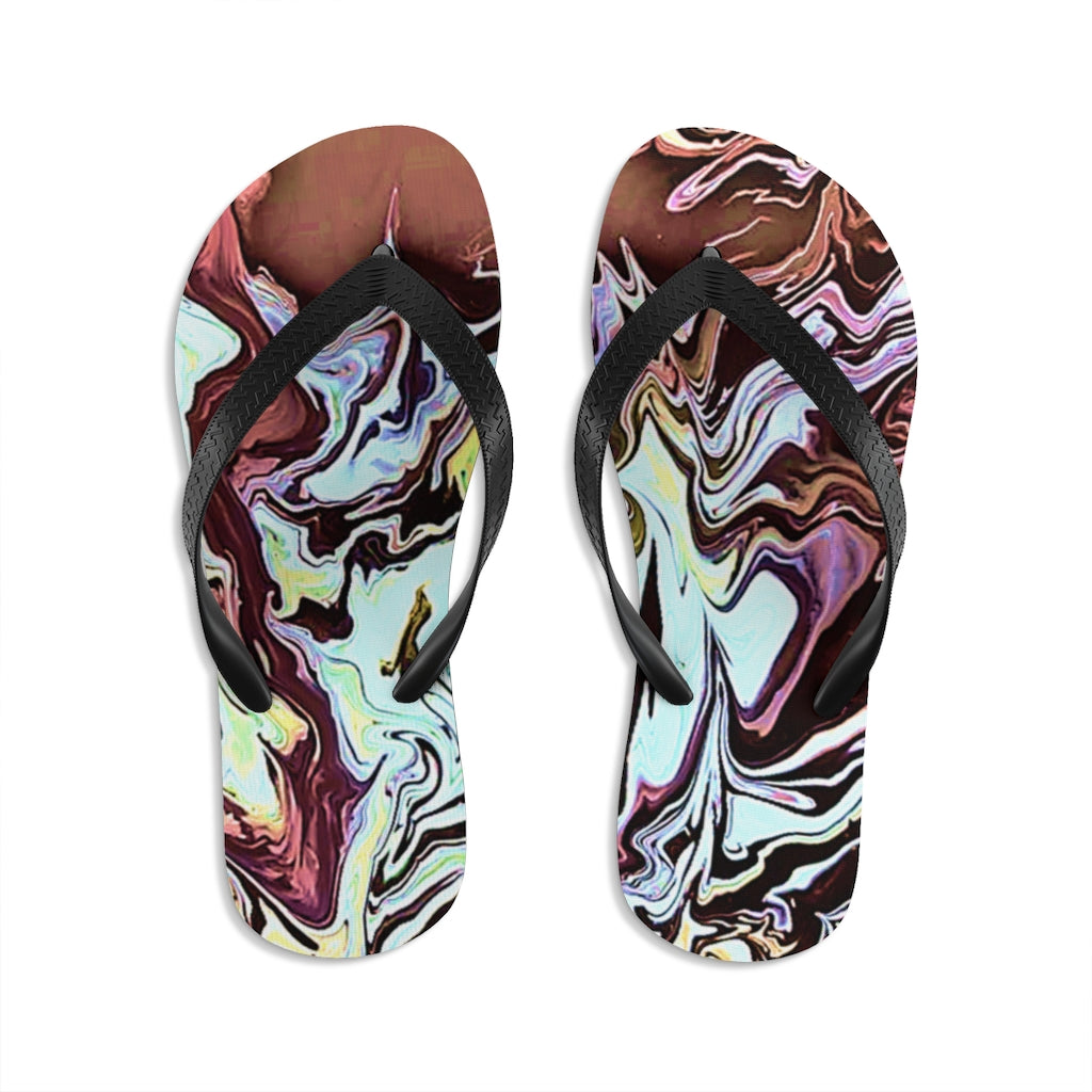 CDEJ Turquoise Unisex Flip-Flops