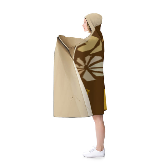 Brown Hooded Blanket