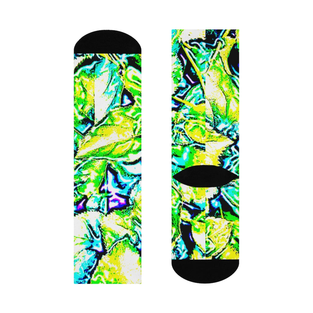 Neon DTG Crew Socks