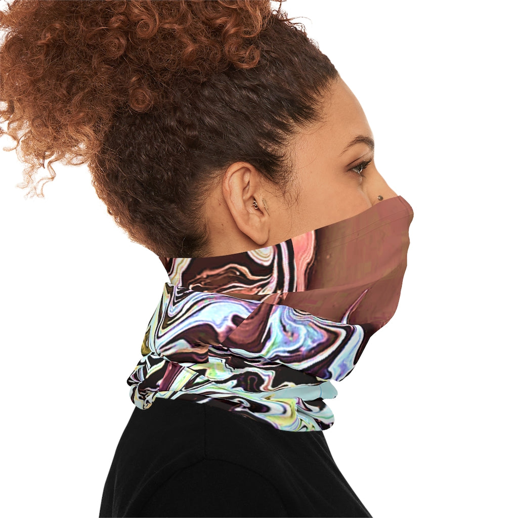 CDEJ Turquoise Marble Lightweight Neck Gaiter