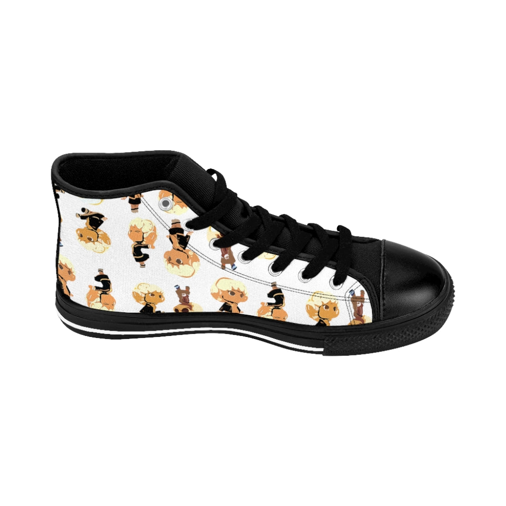 Branded Men's High-top Sneakers