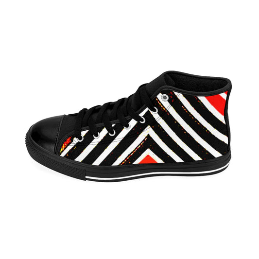 Special Stipped Women's High-top Sneakers