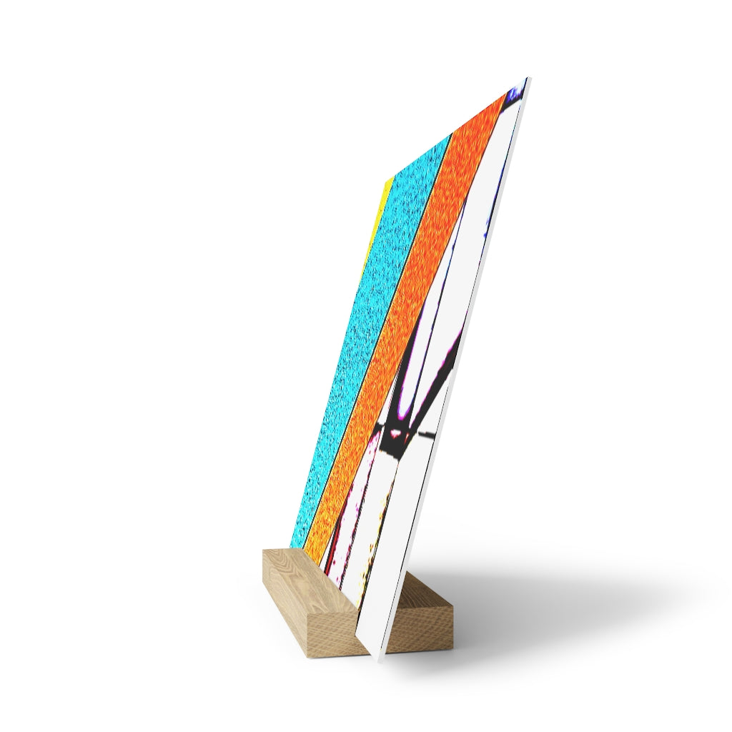 Abstract Gallery Board with Stand