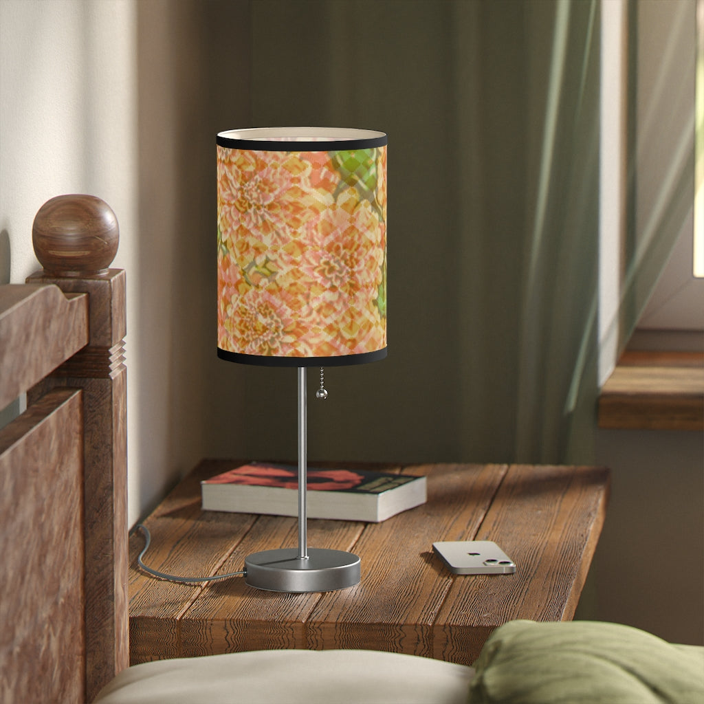 Floral Lamp on a Stand, US|CA plug