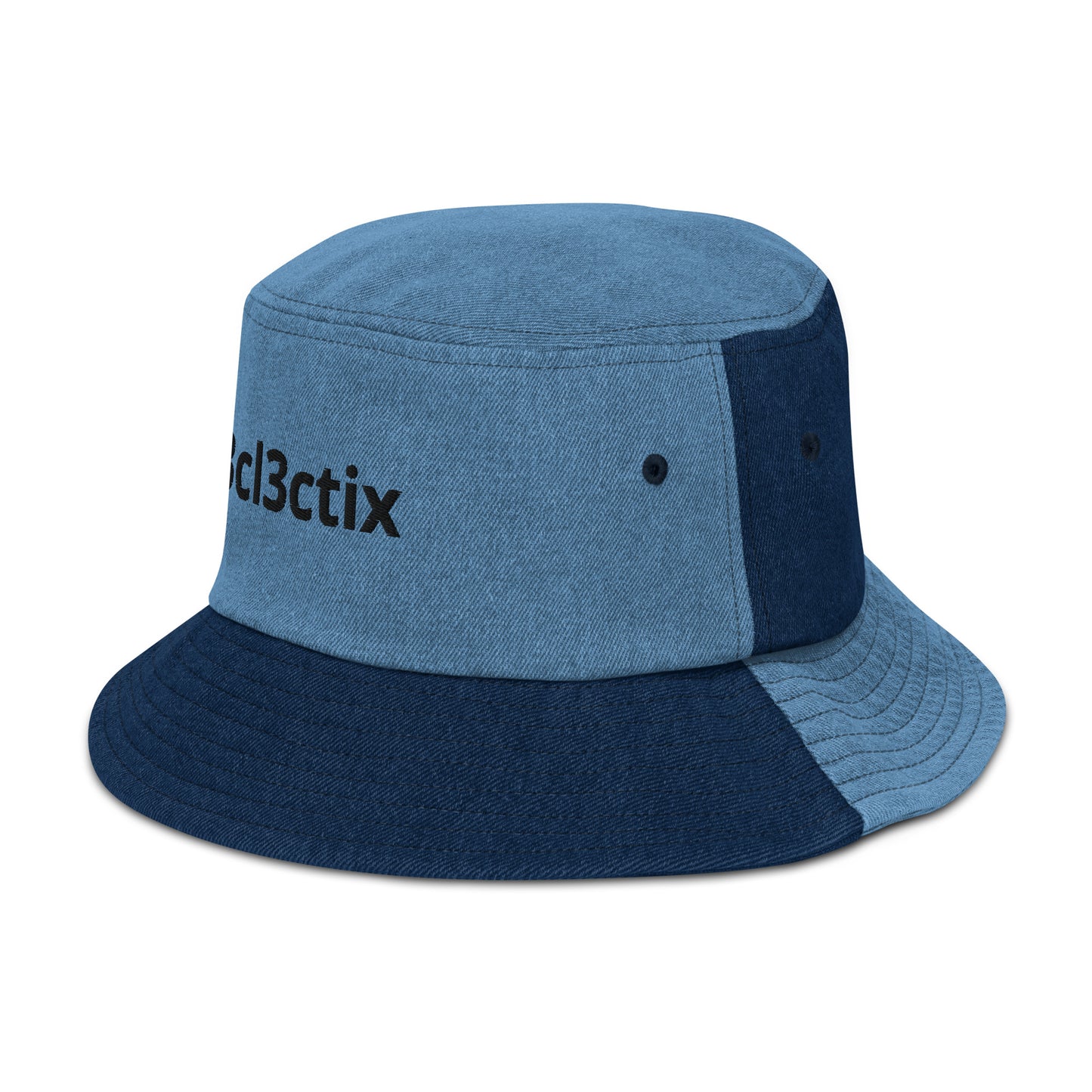 Branded Denim bucket hat