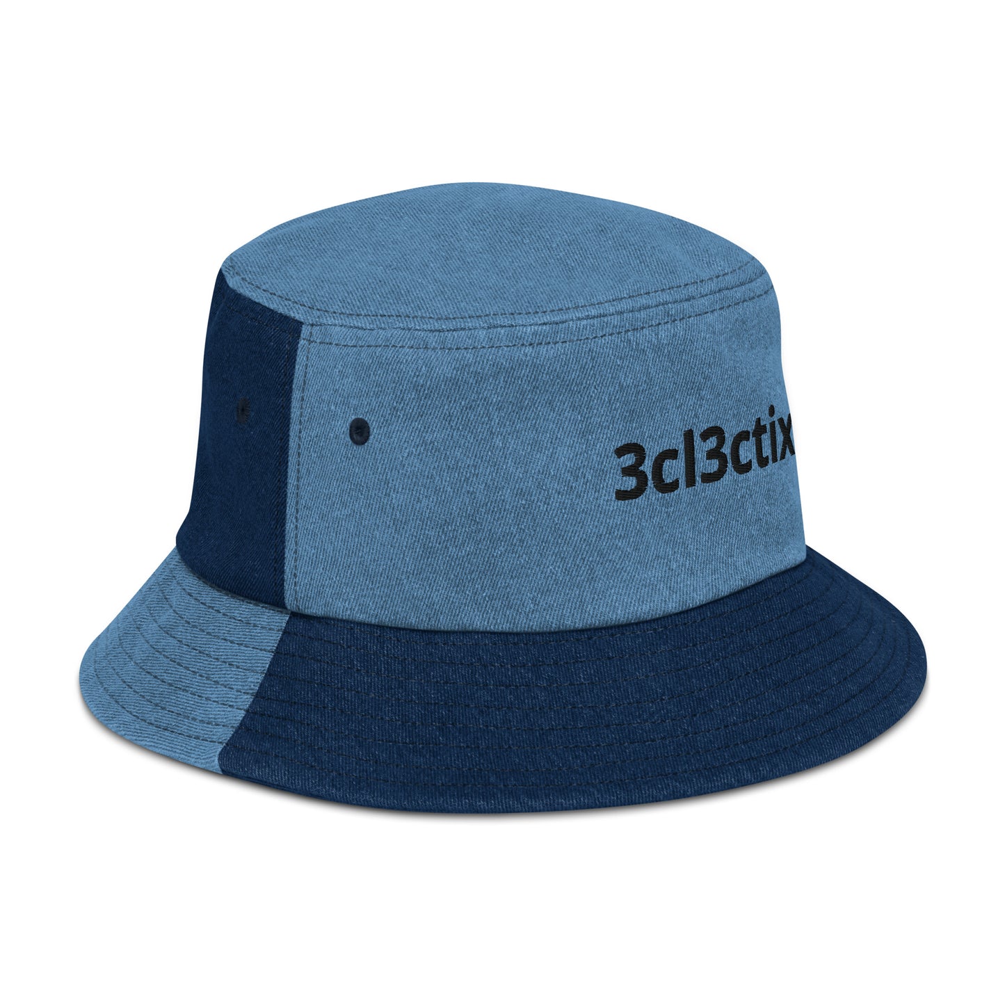 Branded Denim bucket hat