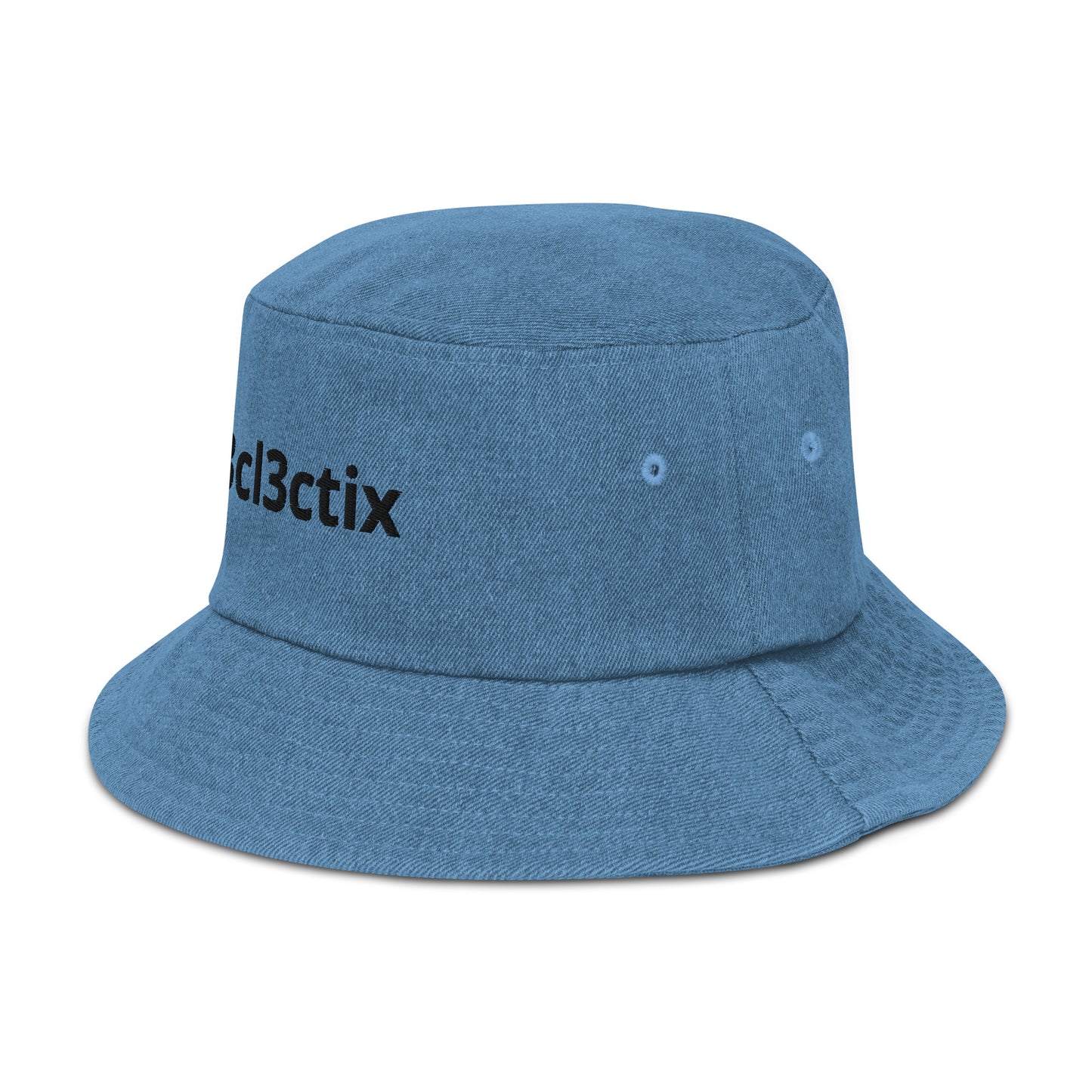 Branded Denim bucket hat