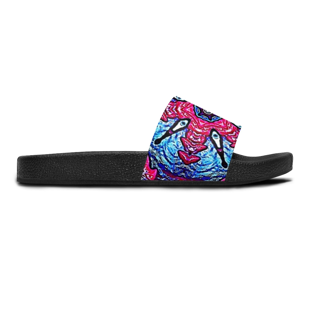 Multi-Colored Women's Slide Sandals