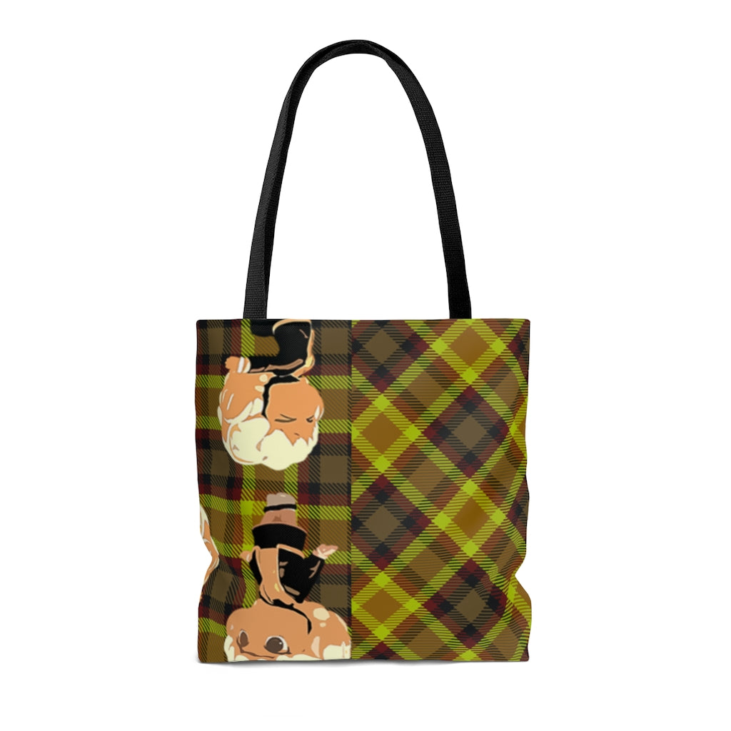 Branded Plad Tote Bag