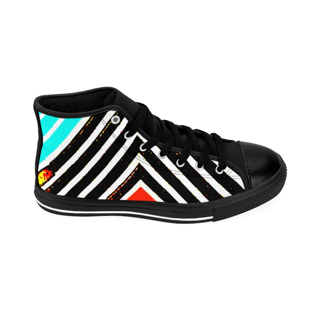 Special Stripped Men's High-top Sneakers