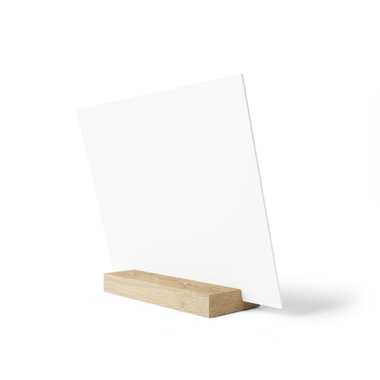 White Branded Gallery Board with Stand
