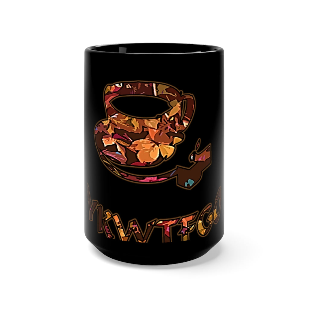 Graphic "Coffee" Black Mug 15oz