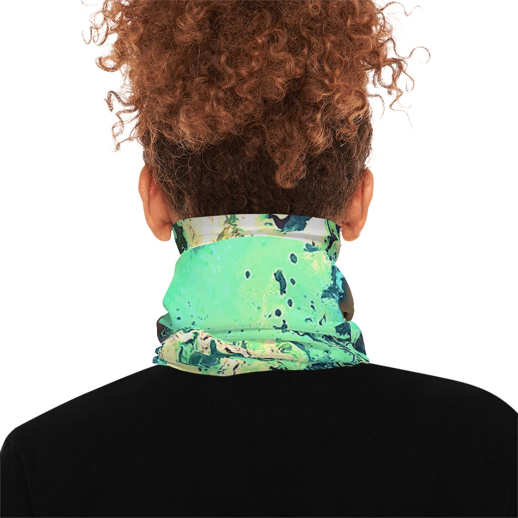 CDEJ Green Marble Lightweight Neck Gaiter