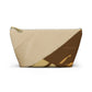 Brown Accessory Pouch w T-bottom