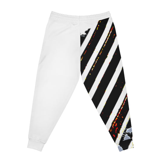 Stripped Athletic Joggers (AOP)