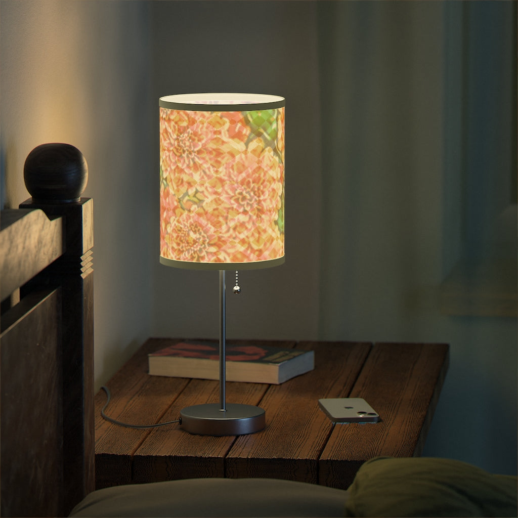 Floral Lamp on a Stand, US|CA plug