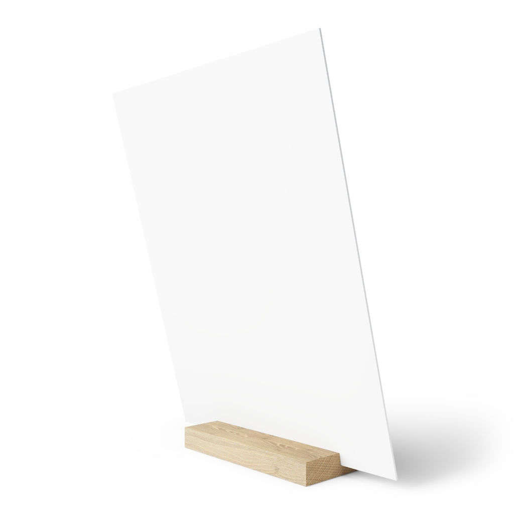 White Branded Gallery Board with Stand