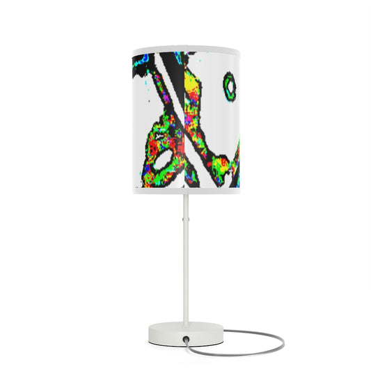 Painted Money Lamp on a Stand, US|CA plug