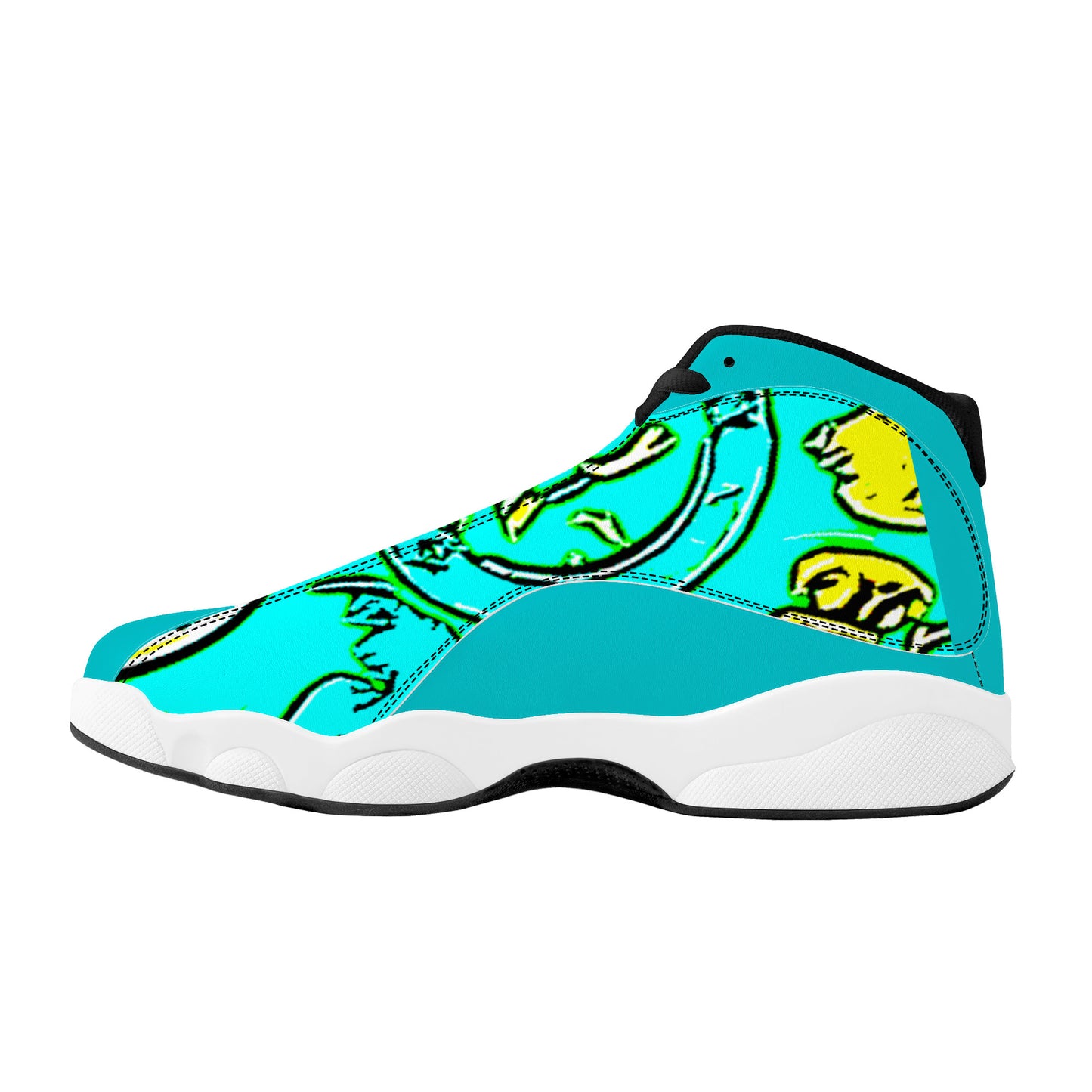 SF_D89 Basketball Shoes - Teal Coins