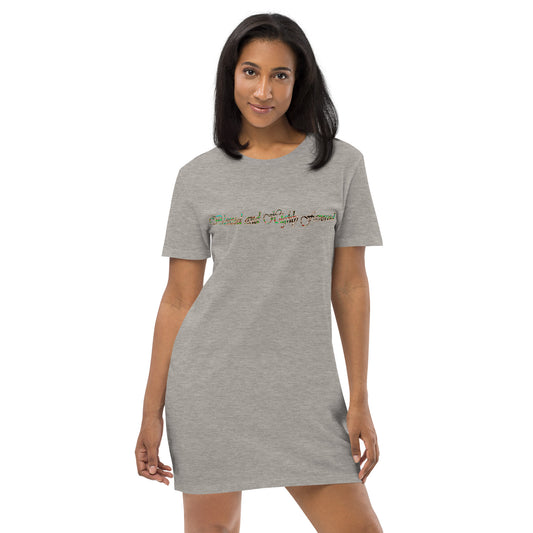 Graphic Blessed Organic cotton t-shirt dress